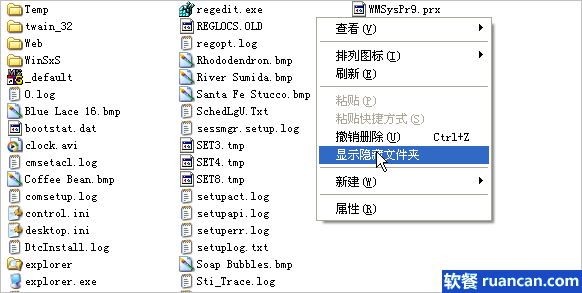 显示或隐藏扩展名