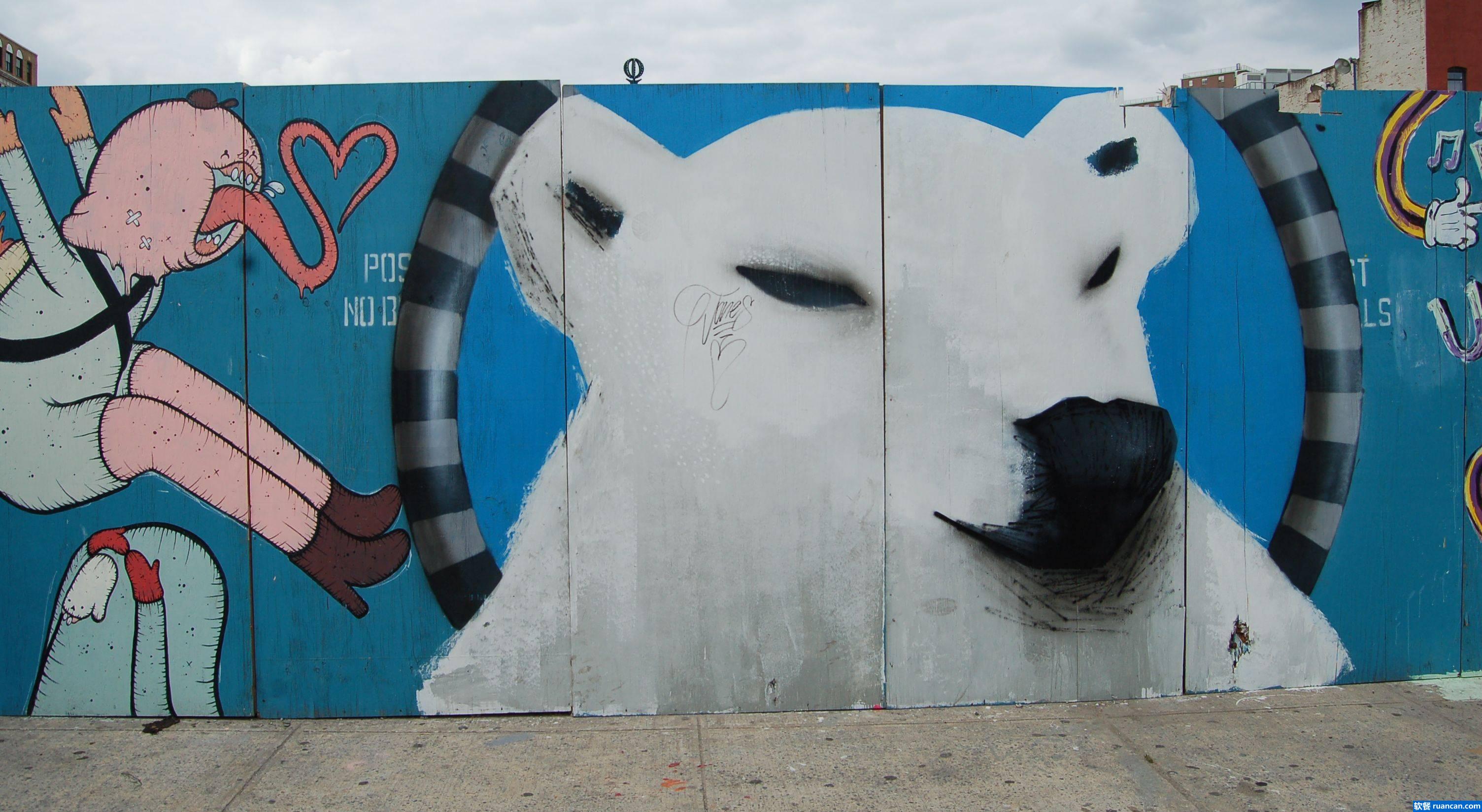 20处来自世界各地的多彩涂鸦作品（组图）