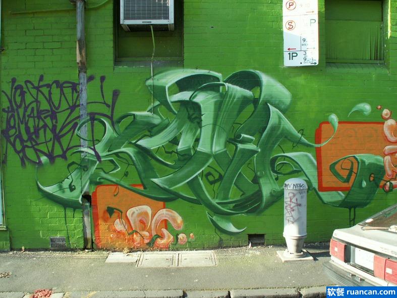 20处来自世界各地的多彩涂鸦作品（组图）