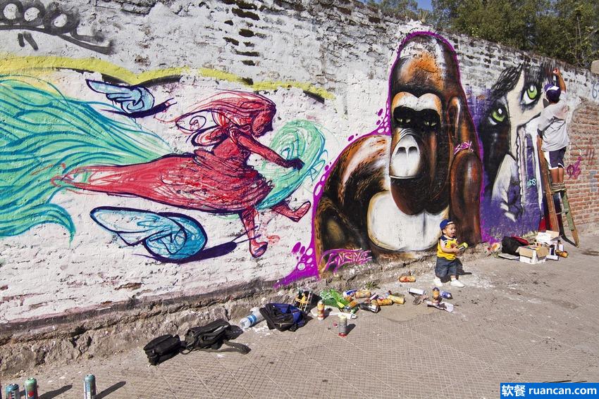 20处来自世界各地的多彩涂鸦作品（组图）