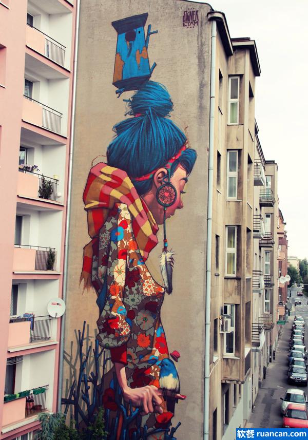 20处来自世界各地的多彩涂鸦作品（组图）