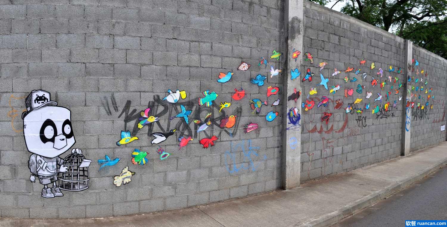 20处来自世界各地的多彩涂鸦作品（组图）