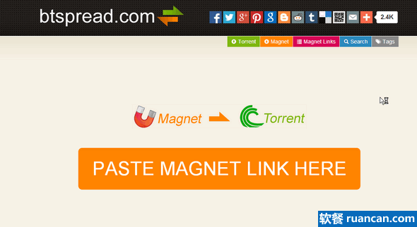 磁力链magnet转为BT种子