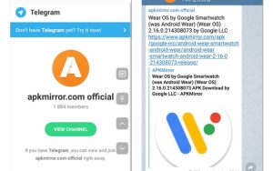 APKMirror电报开官方频道：推送APK更新消息