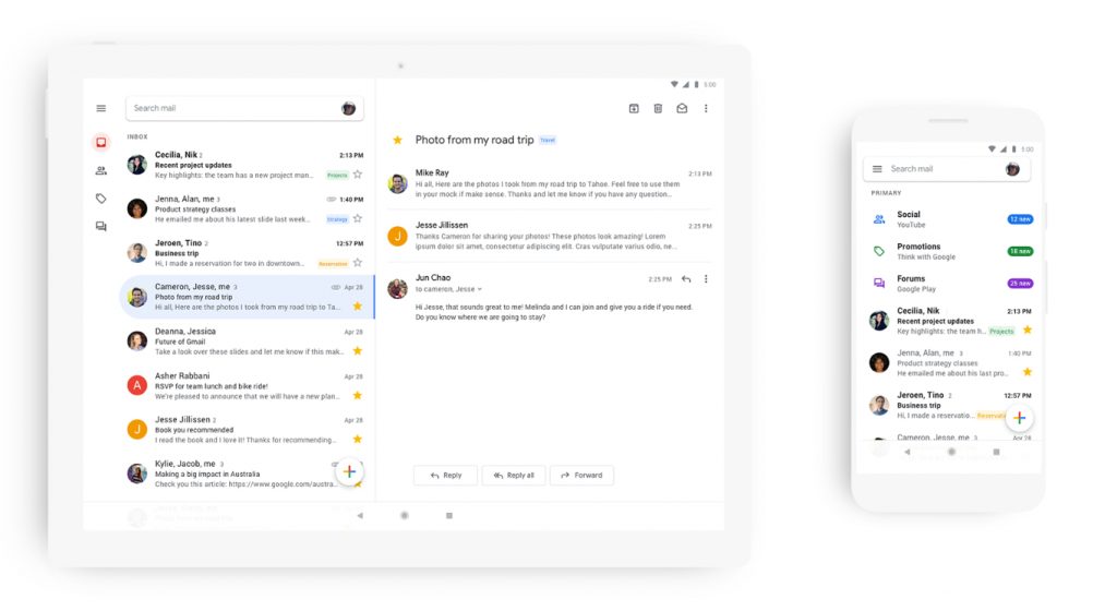 Gmail 客户端UI将大改版