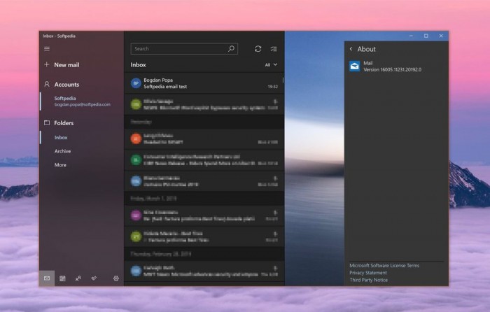 Windows 10 Mail正式支持Dark主题