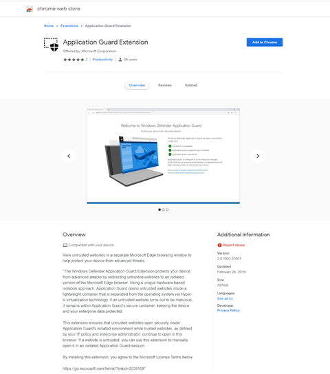 Chrome和火狐版Windows Defender扩展发布