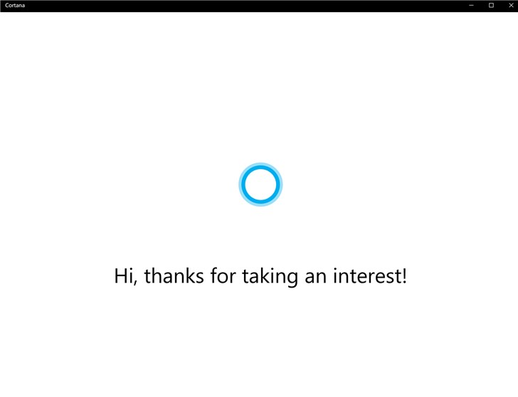 小娜（Cortana）独立App在微软商店发布