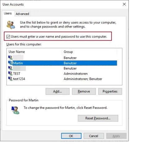 Windows 10 Version 2004移除自动登录？解决方案