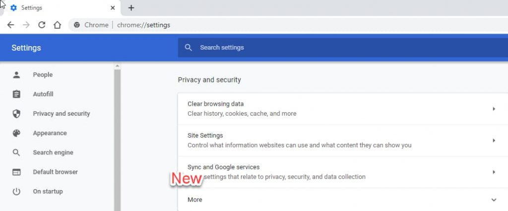 Chrome 重构了“隐私和安全设置”页面