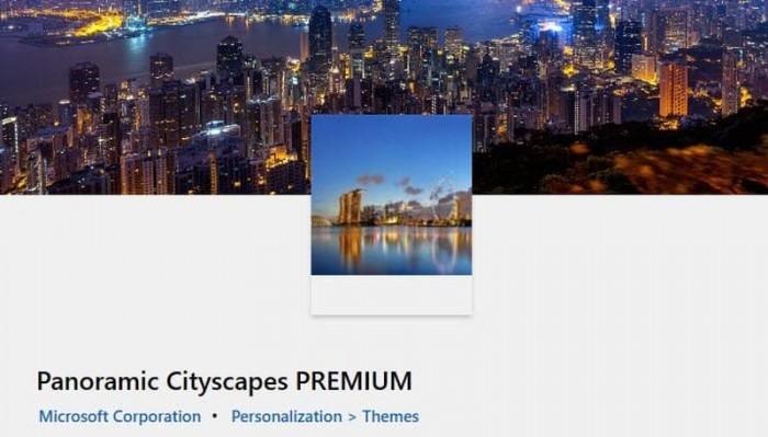 微软发布Panoramic Cityscapes 4K壁纸包