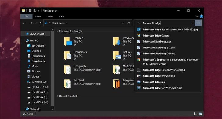 微软回应Windows 10资源管理器搜索框Bug：假期后修复