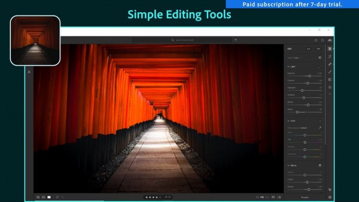 Adobe Lightroom登陆微软商城