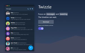 Twizzle：开源的twitter DM桌面应用（Win/Mac/Linux）