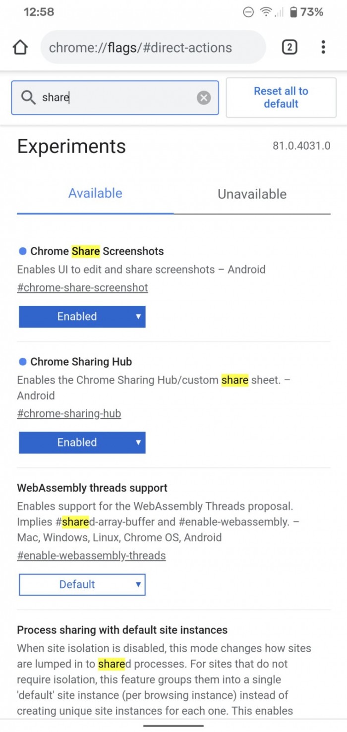 Chrome正测试新的分享窗口
