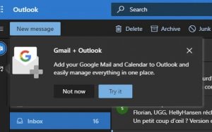 在Outlook.com上体验Gmail和Google Drive