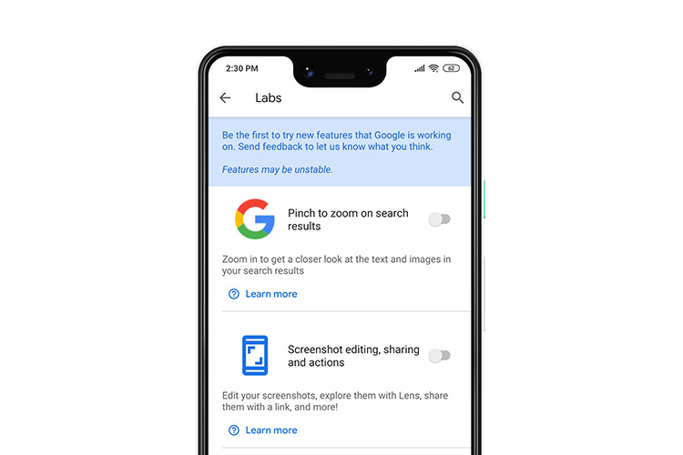 Google App中的“Google Labs”将恢复