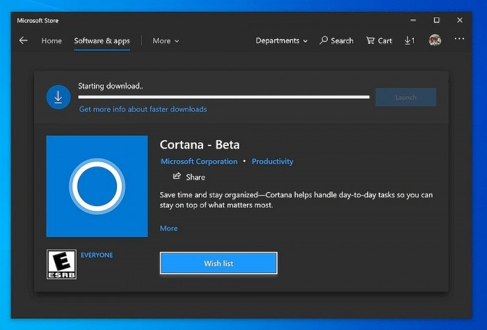 微软重铸Cortana 转为生产力工具