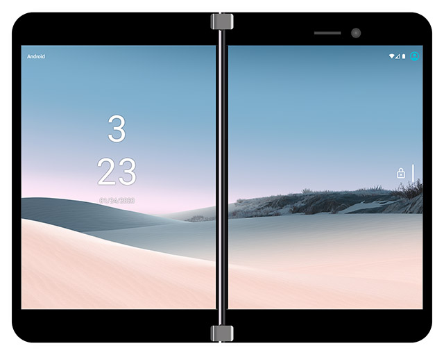 Surface Duo Lockscreen UI
