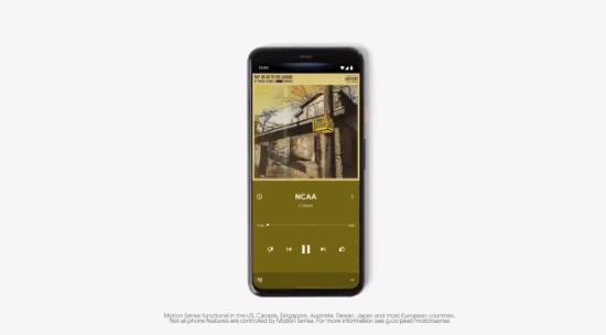Android 11更新Motion Sense：隔空操作播放器