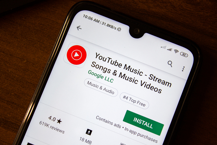 YouTube音乐安卓版支持歌词功能