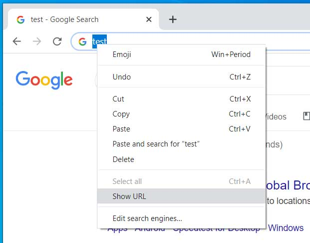 Chrome测试新功能：搜索结果页网址不再显示