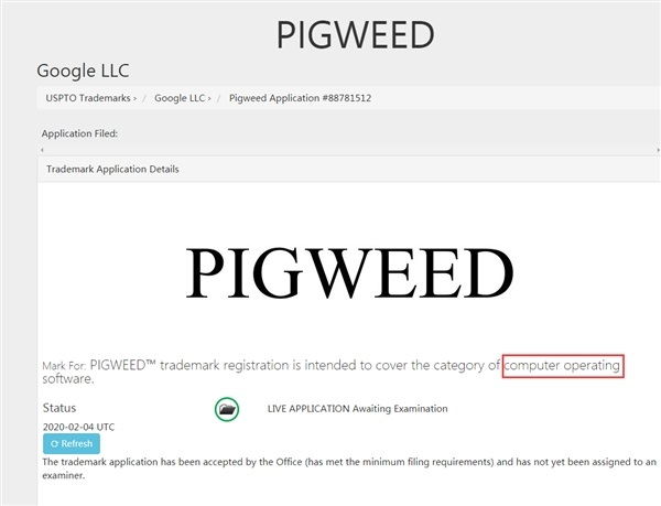 谷歌或正开发全新操作系统Pigweed