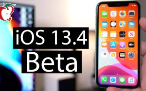苹果发布iOS 13.4/iPad OS 13.4首个测试版：多项改进