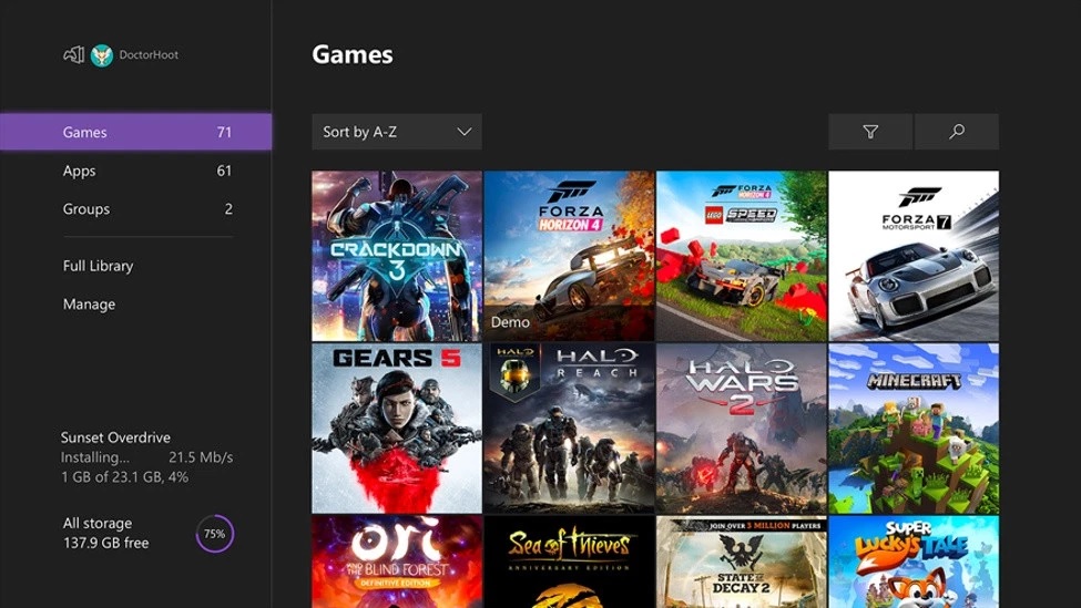 Xbox One控制台更新：全新用户界面