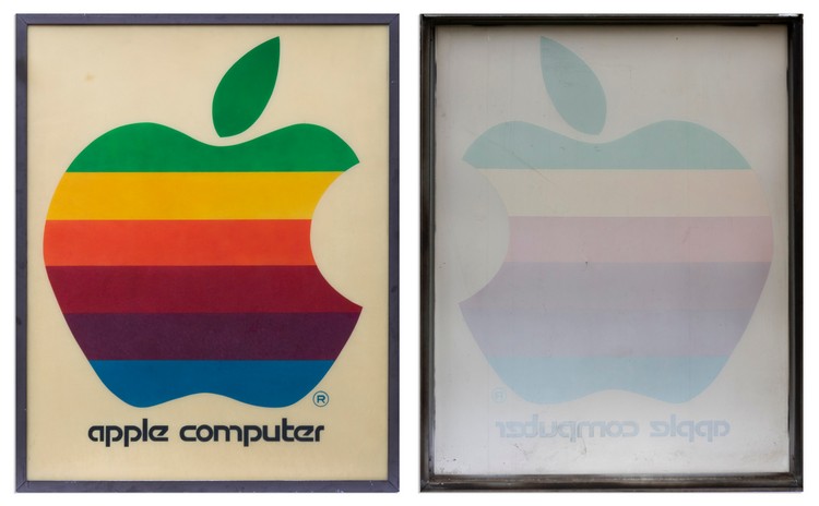 老式苹果零售标牌被拍：起拍价2万美元