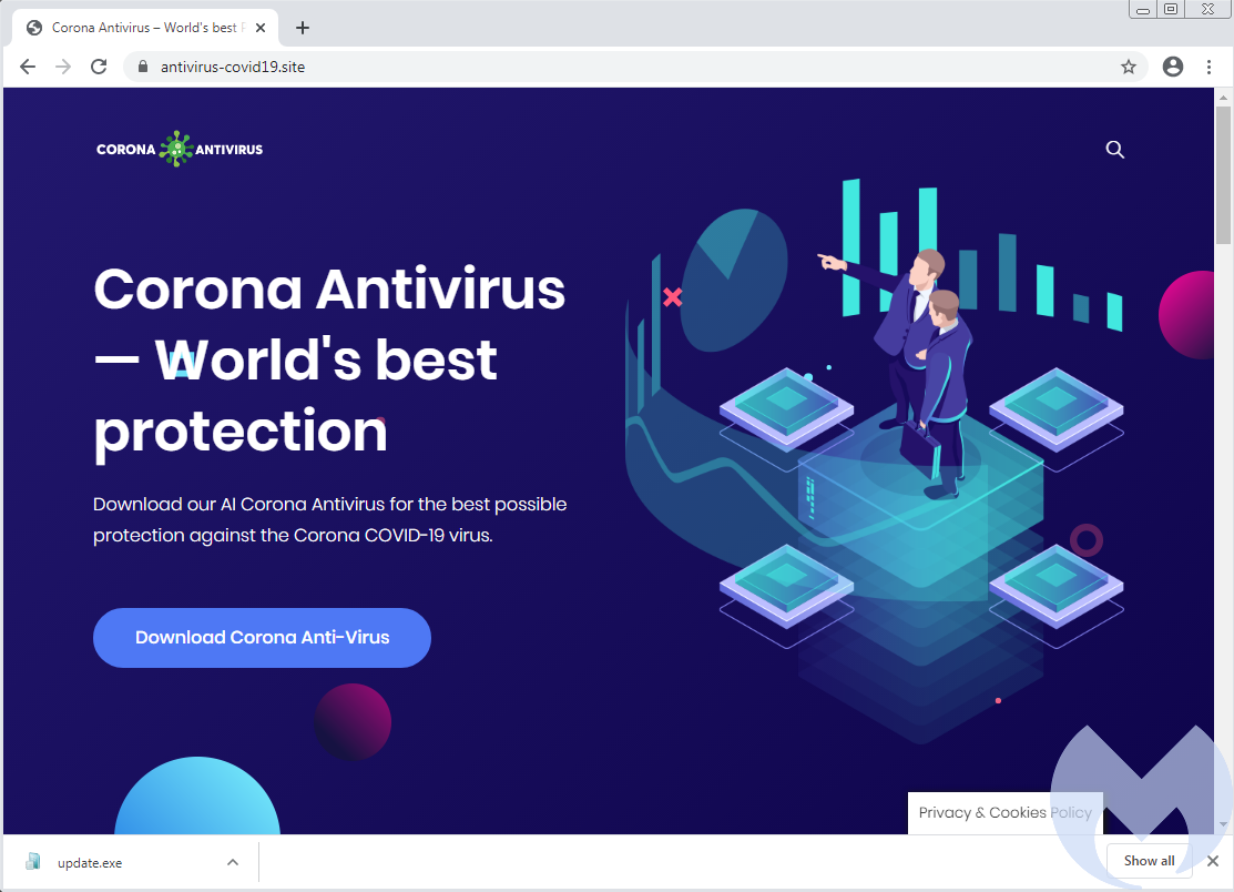 借疫情欺诈攻击：名为“Corona Antivirus”的假冒安全软件曝光