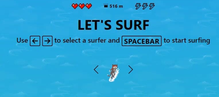 Edge Surf游戏中有一个秘密的忍者猫，这是解锁它的方法1