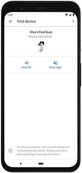 谷歌将为Pixel Buds推出查找耳机、电量监测等功能