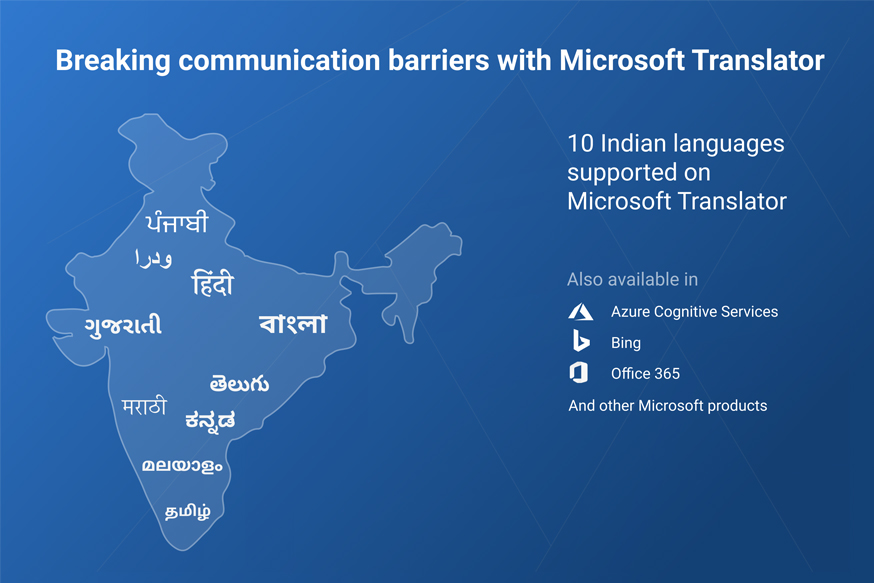 微软翻译（Microsoft Translator） 新增5种印度语言支持