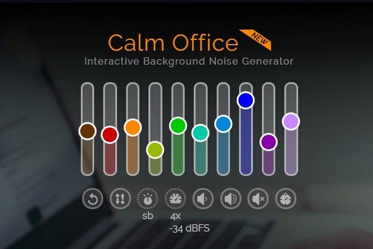 Calm Office：在家办公时，营造办公室的噪音氛围