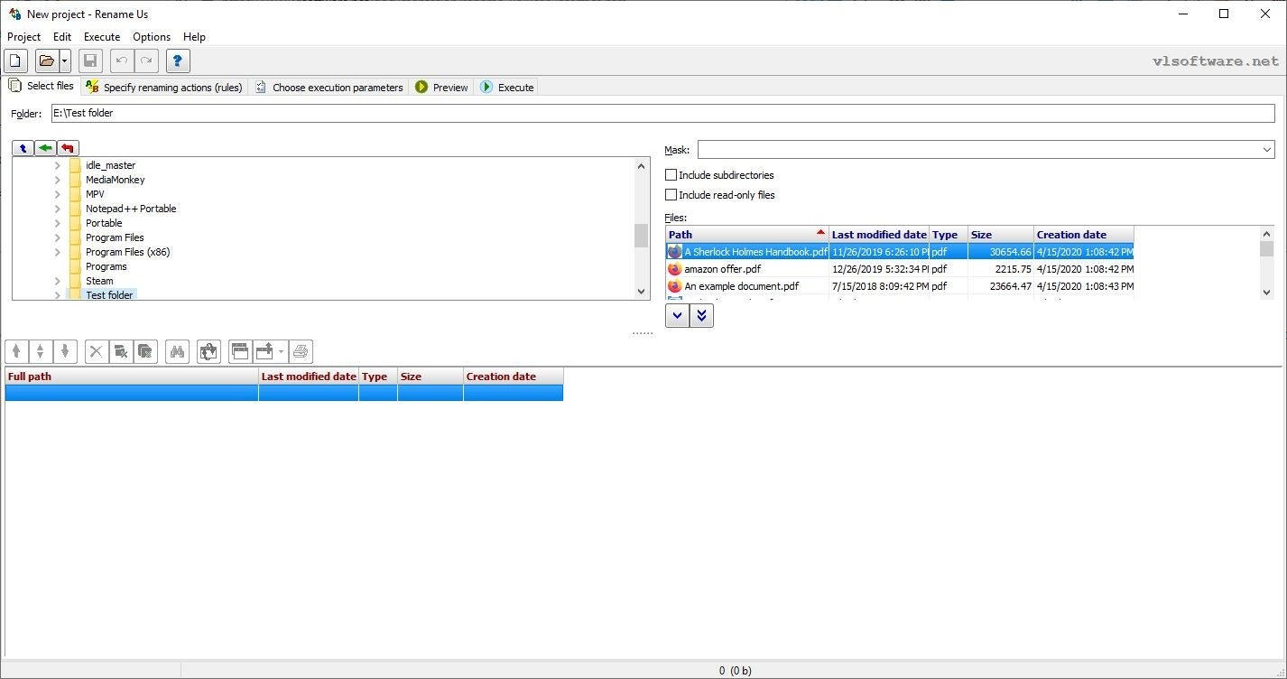 重命名我们是Windows的免费批量重命名实用程序