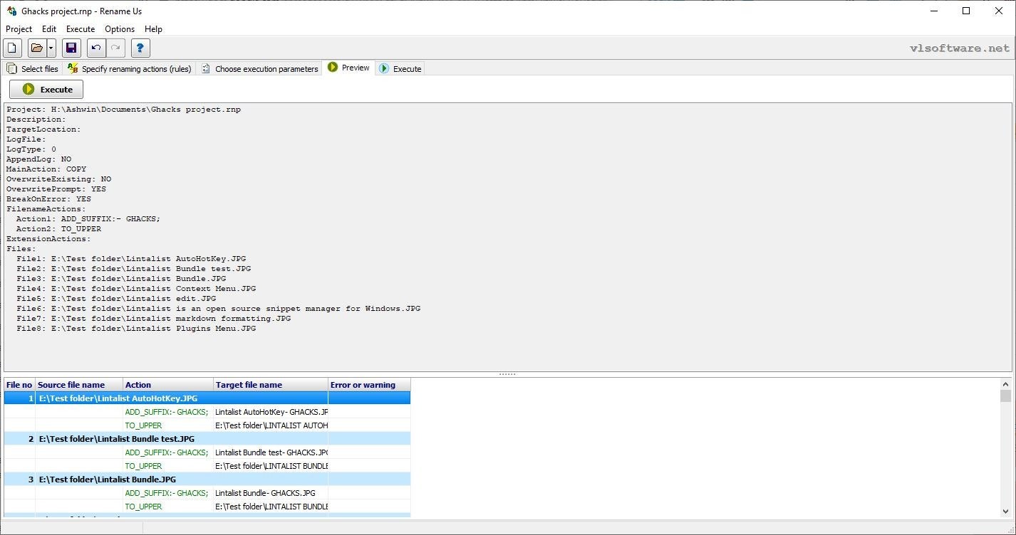 重命名我们预览