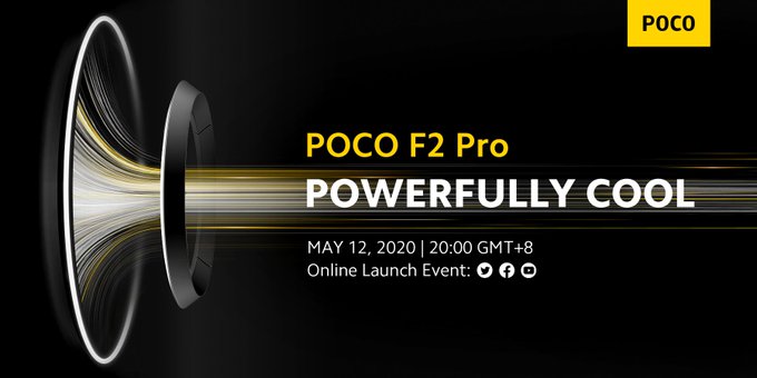 官宣：小米Poco F2 Pro将于5月12日发布