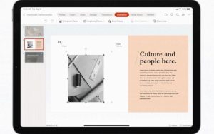 微软宣布Office应用支持iPadOS触控板操作