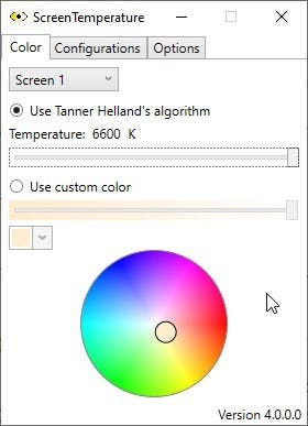 ScreenTemperature是一个开源工具，可以通过降低显示器的色温来帮助减轻眼睛疲劳