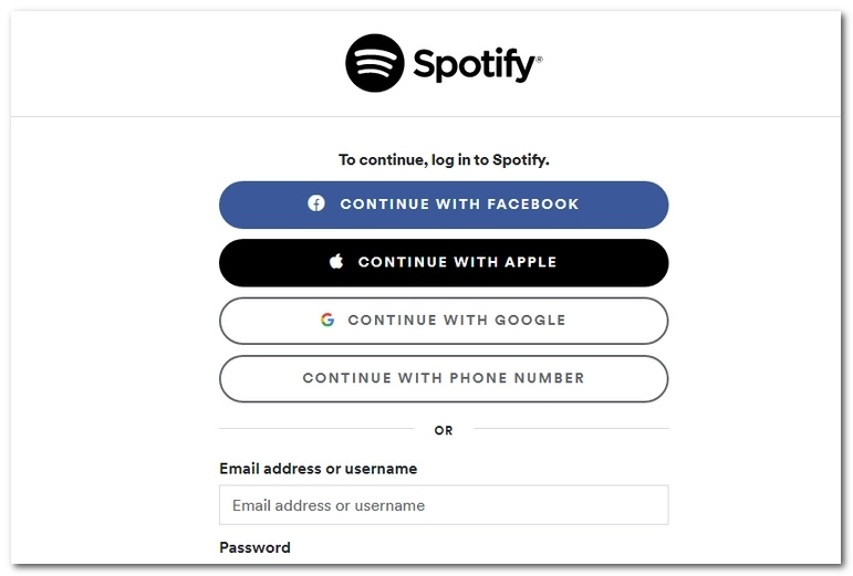 Spotify已支持Google帐户登录