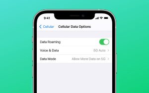iPhone 12支持通过5G下载iOS更新