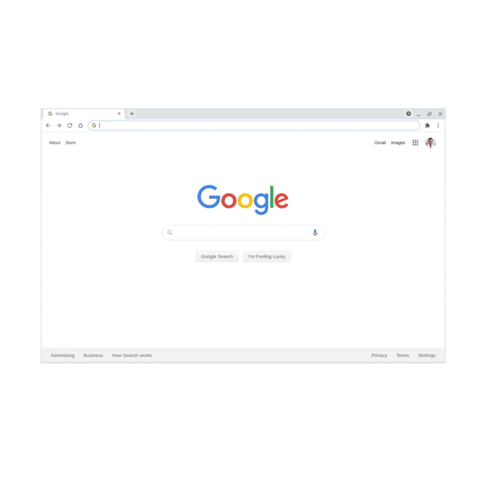 搜索栏中的Chrome操作