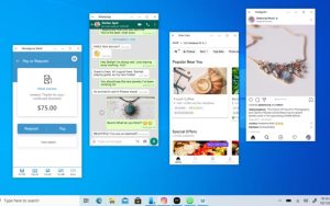 微软Your Phone新功能：在Win 10上操作多个安卓应用