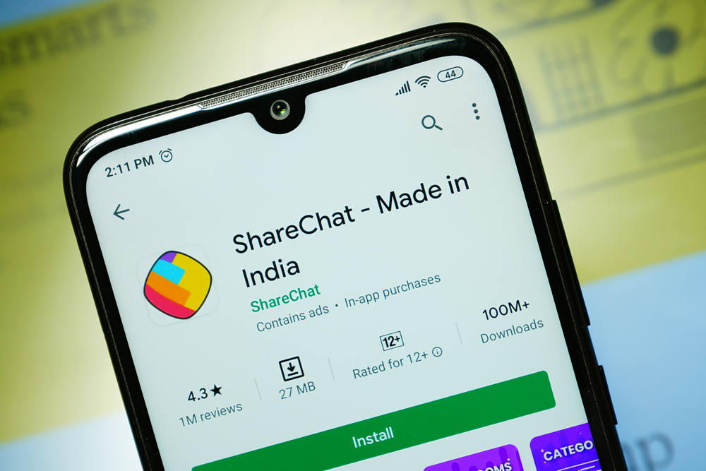 谷歌斥资10亿美元欲收购印度社交平台ShareChat