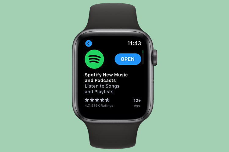 Apple Watch上的Spotify更新：无需iPhone也能用了