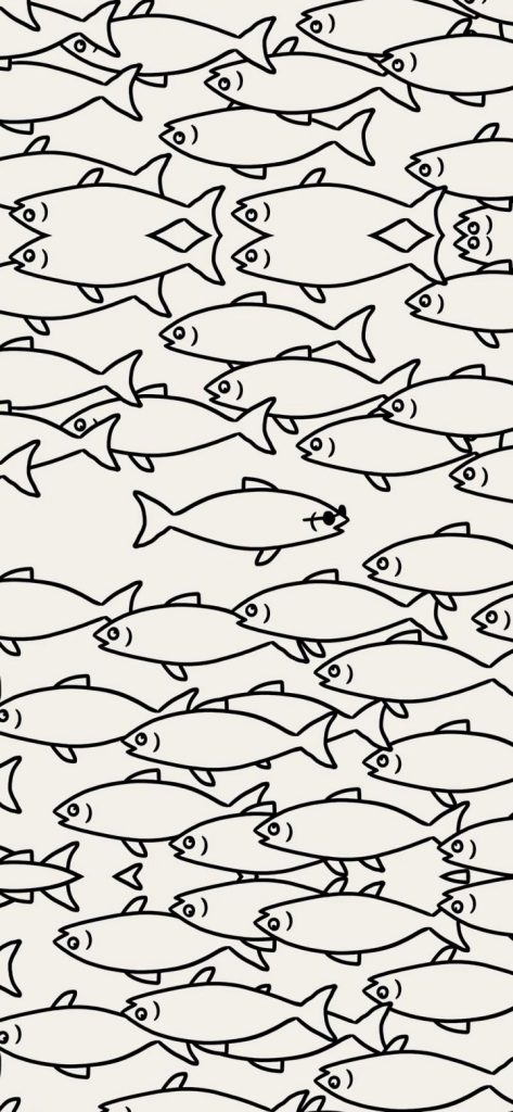 高分手机壁纸精选：线条手绘（9张）