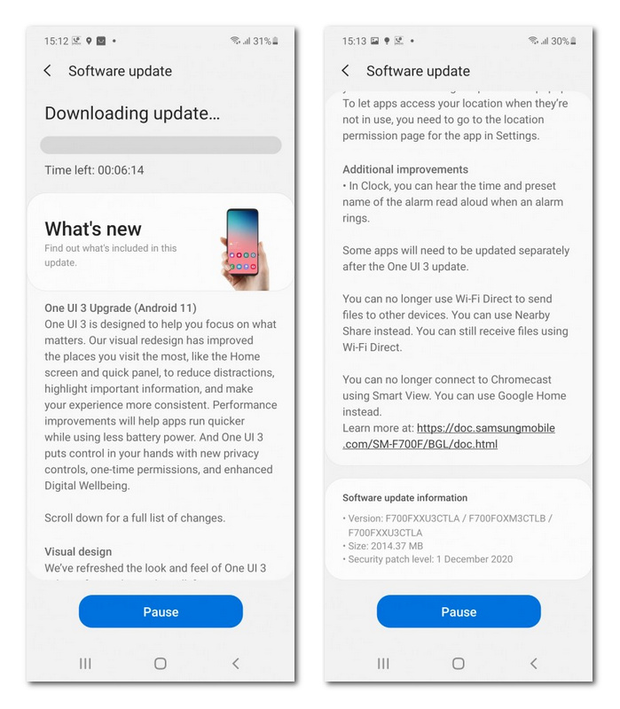 三星One UI 3.0发布加速：Galaxy Z Flip迎来推送