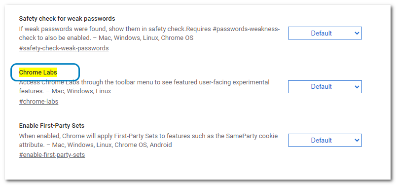 Chrome Labs：体验Chrome新功能更方便了