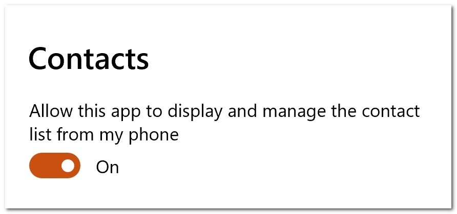 微软「你的手机」更新：Win 10上可查看手机联系人